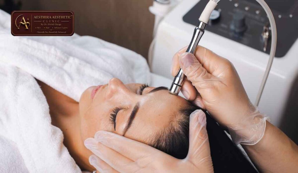 Bridal skin treatment package consultation with Dr. Shristi Durga at Aesthira