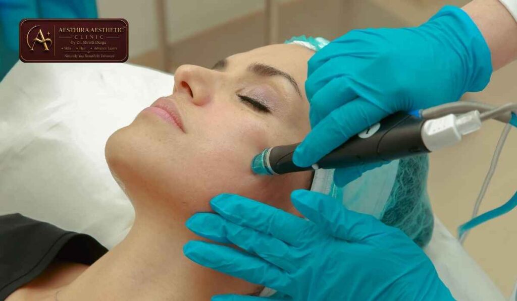 Bridal skin concern consultation with Dr. Shristi Durga at Aesthira in Indirapuram