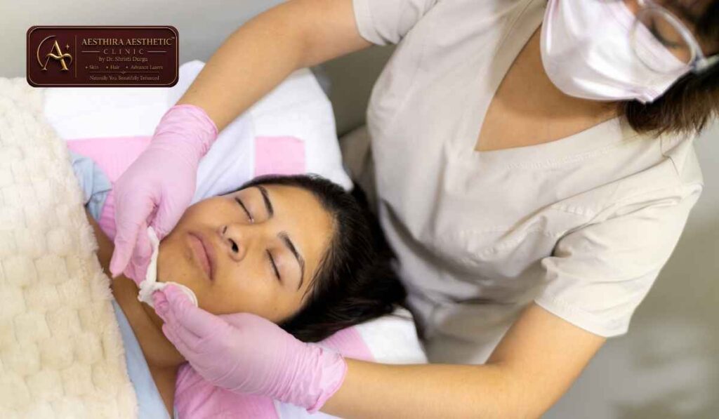 6-month pre-bridal skin timeline consultation with Dr. Shristi Durga at Aesthira